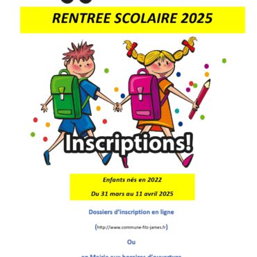 Inscription scolaire 2025-2026