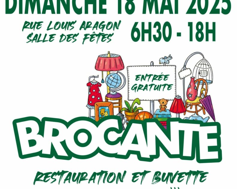 BROCANTE LE 18 MAI