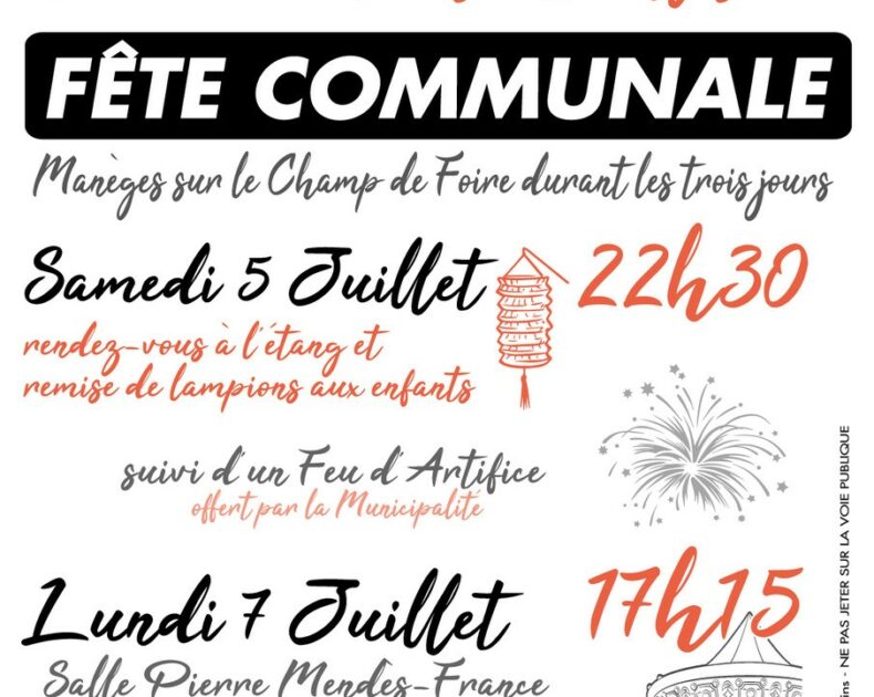 FÊTE COMMUNALE