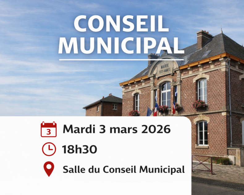 AVIS DU CONSEIL MUNICIPAL