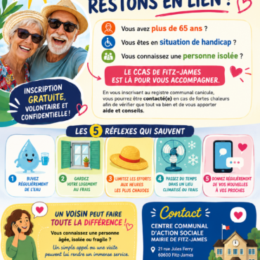 CANICULE RESTONS VIGILANTS, RESTONS EN LIEN !